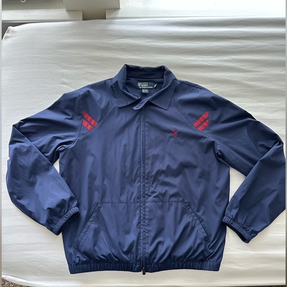 Polo Ralph Lauren Jacket Navy Blue Size Medium like new. Rarely Worn - Picture 2 of 7